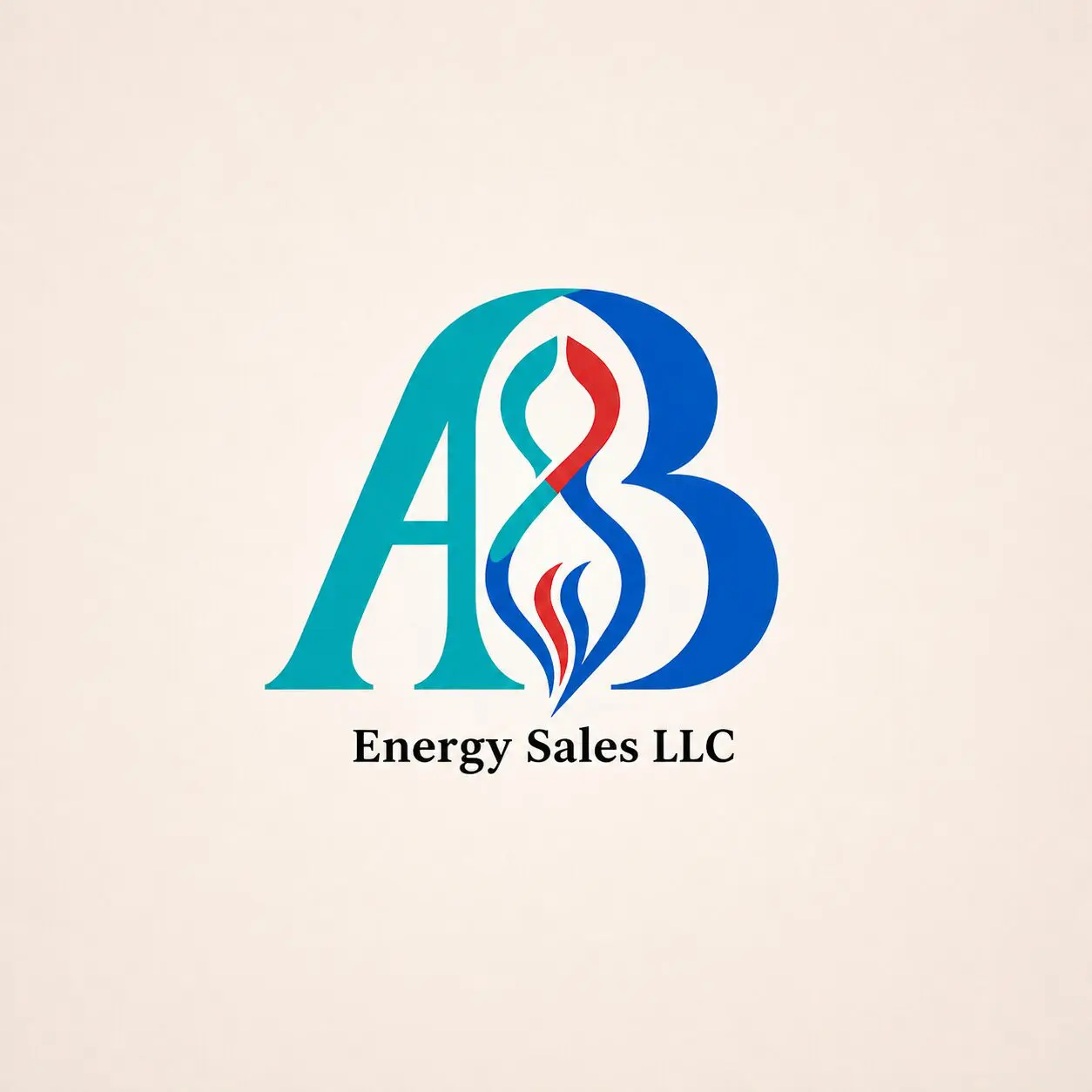 AB Energy Sales LLC logo design.